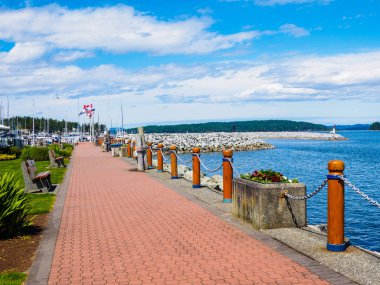 Sahil yürüyüş Sidney M.ö. yılında Vancouver Island, Amerika Birleşik Devletleri