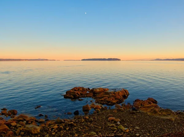 Puesta de sol en la orilla de Sidney — Foto de Stock
