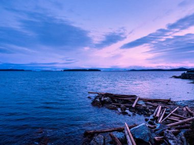 Sidney sahilinde günbatımı