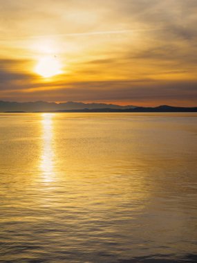 Ogden Point Breakwater gün batımı, Victoria BC
