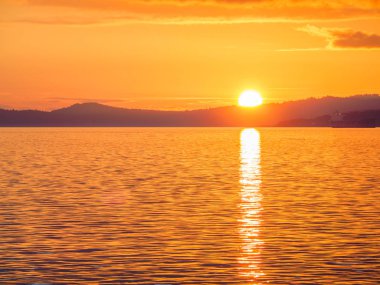 Ogden Point Breakwater gün batımı, Victoria BC