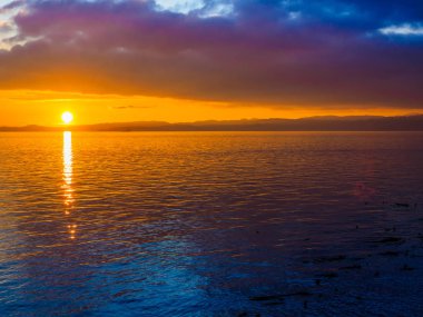 Ogden Point Breakwater gün batımı, Victoria BC