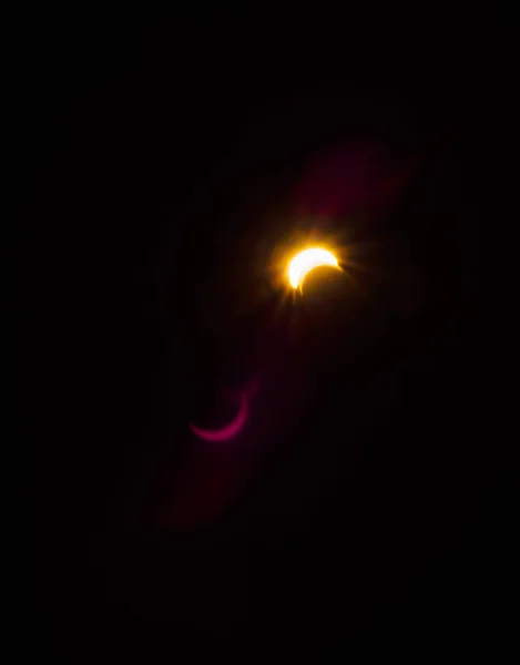 Eclipse solar de 2017 — Foto de Stock
