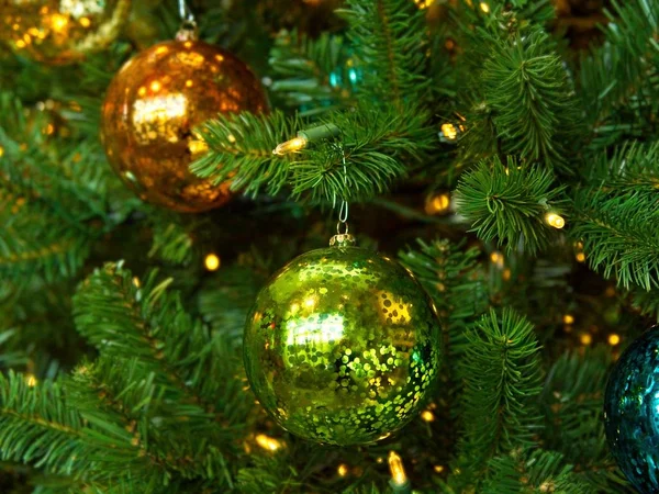 Juletræ dekorationer - Stock-foto
