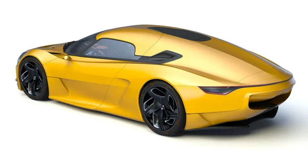 Rendu Concept Car Générique Sans Marque — Photo