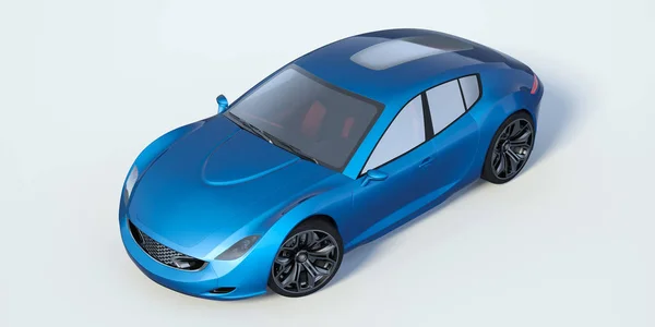 Rendu Concept Car Générique Sans Marque — Photo