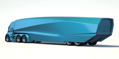 Markasız bir konsept kamyonun 3 boyutlu yorumlaması