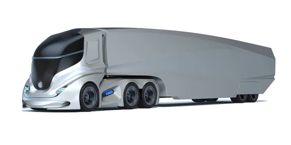 Rendering Concept Truck Generico Senza Marchio — Foto Stock