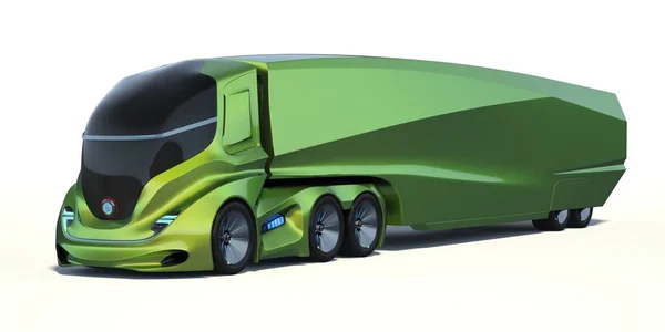 Rendering Concept Truck Generico Senza Marchio — Foto Stock