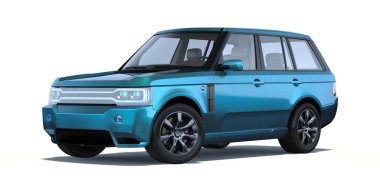 stüdyo ortamında marka-daha az genel kavramı Off-Road araba 3D render