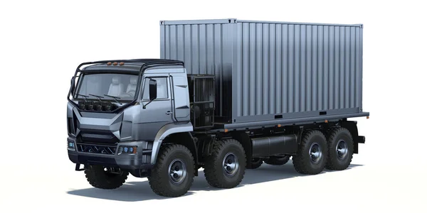 Rendering Concept Truck Generico Senza Marchio — Foto Stock