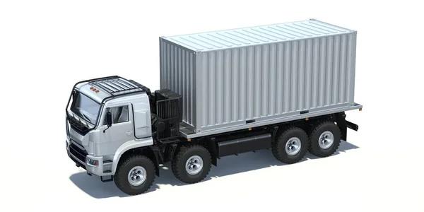 Rendering Concept Truck Generico Senza Marchio — Foto Stock