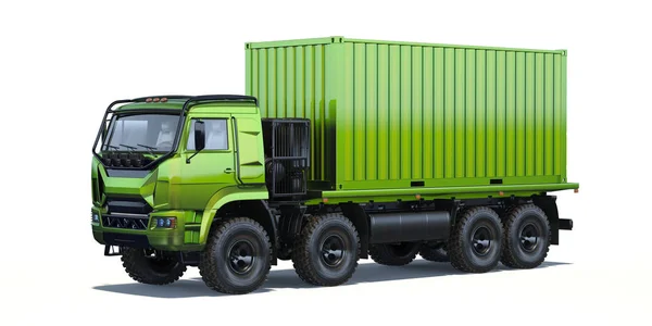 Rendering Concept Truck Generico Senza Marchio — Foto Stock