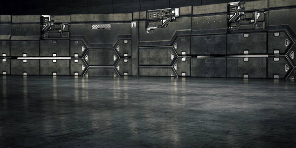 3D рендеринг абстрактного фона для размещения автомобиля
 