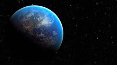 Uzay gezegeni Dünya. Nasa tarafından döşenmiş görüntü unsurları