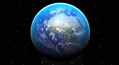 Uzay gezegeni Dünya. Nasa tarafından döşenmiş görüntü unsurları