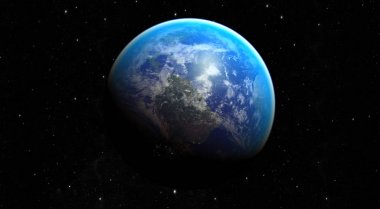 Uzay gezegeni Dünya. Nasa tarafından döşenmiş görüntü unsurları