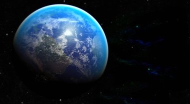 Uzay gezegeni Dünya. Nasa tarafından döşenmiş görüntü unsurları