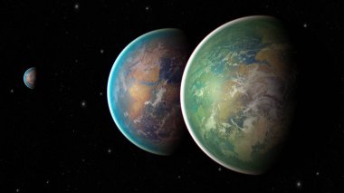 Uzay gezegenleri. Nasa tarafından döşenmiş bu görüntünün elemanları