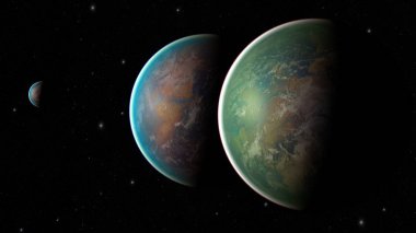 Uzay gezegenleri. Nasa tarafından döşenmiş bu görüntünün elemanları