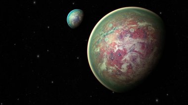 Uzay gezegenleri. Nasa tarafından döşenmiş bu görüntünün elemanları