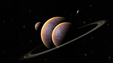 Uzay gezegenleri. Nasa tarafından döşenmiş bu görüntünün elemanları