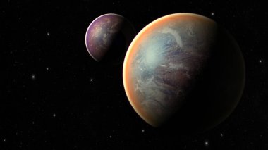 Uzay gezegenleri. Nasa tarafından döşenmiş bu görüntünün elemanları