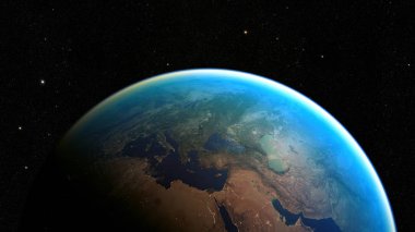 Uzay gezegenleri. Nasa tarafından döşenmiş bu görüntünün elemanları