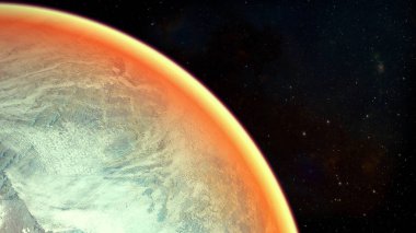 Uzay gezegenleri. Nasa tarafından döşenmiş bu görüntünün elemanları