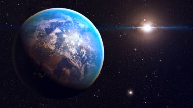 Uzay gezegenleri. Nasa tarafından döşenmiş bu görüntünün elemanları