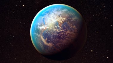 Uzay gezegenleri. Nasa tarafından döşenmiş bu görüntünün elemanları