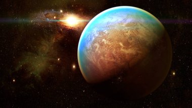 Uzay gezegenleri. Nasa tarafından döşenmiş bu görüntünün elemanları