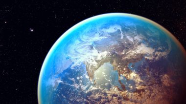 Uzay gezegenleri. Nasa tarafından döşenmiş bu görüntünün elemanları