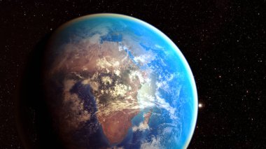 Uzay gezegenleri. Nasa tarafından döşenmiş bu görüntünün elemanları