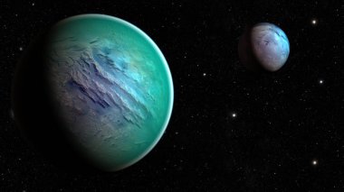 Uzay gezegenleri. Nasa tarafından döşenmiş bu görüntünün elemanları