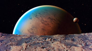 Uzay gezegenleri. Nasa tarafından döşenmiş bu görüntünün elemanları