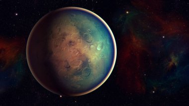 Uzay gezegenleri. Nasa tarafından döşenmiş bu görüntünün elemanları