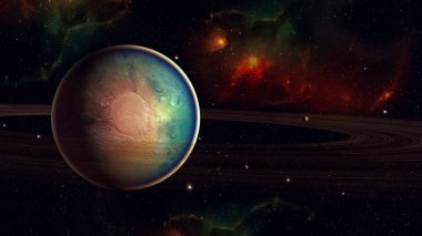 Uzay gezegenleri. Nasa tarafından döşenmiş bu görüntünün elemanları