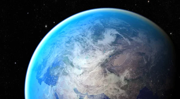 Planeta Tierra Elementos Imagen Proporcionados Por Nasa — Foto de Stock