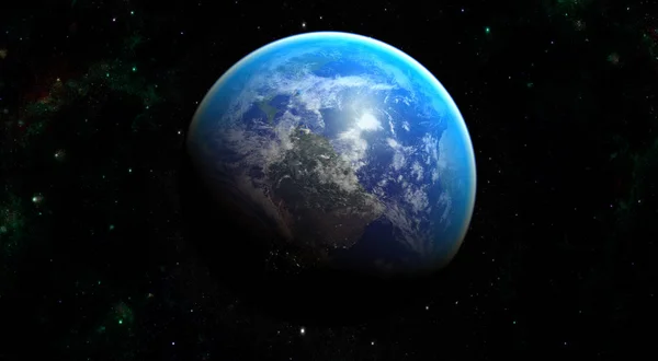 Космічна Планета Земля Елементи Зображення Які Оформлені Наса — стокове фото