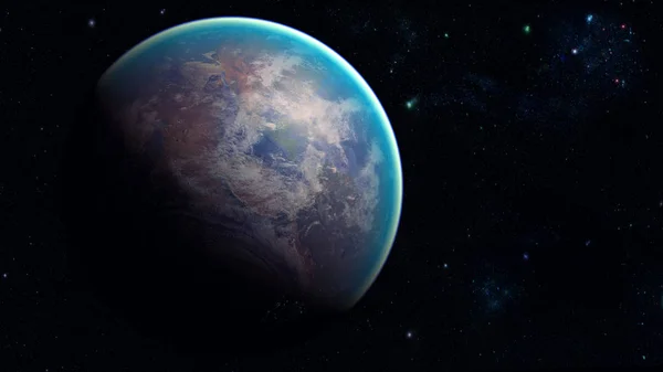 Космические Планеты Элементы Этого Изображения Предоставлены Наса — стоковое фото