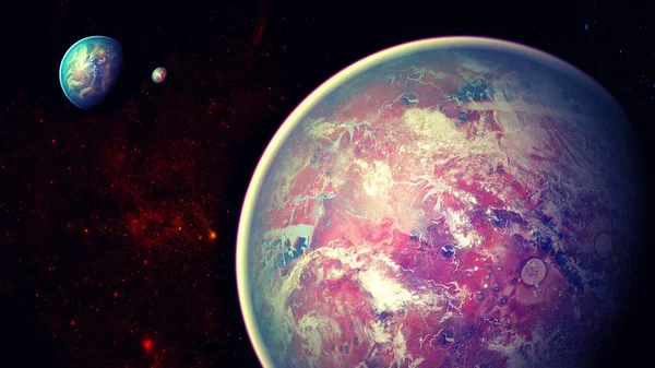 Weltraumplaneten Elemente Dieses Bildes Von Der Nasa — Stockfoto