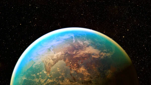 Vesmírné Planety Prvky Tohoto Obrazu Které Poskytl Nasa — Stock fotografie