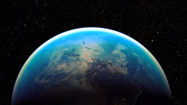 Rymd Planeter Delar Denna Bild Möblerad Nasa — Stockfoto