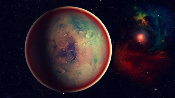 Planete Spaţiale Elemente Ale Acestei Imagini Furnizate Nasa — Fotografie, imagine de stoc