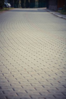 perspective pavement texture at daytime