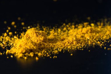 Tarçın tozu, gıda arka plan Closeup 