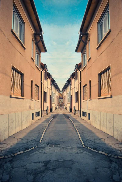 Narrow Street Estocolmo Suécia — Fotografia de Stock