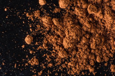 Tarçın tozu, gıda arka plan Closeup 