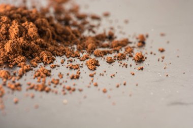 Tarçın tozu, gıda arka plan Closeup 